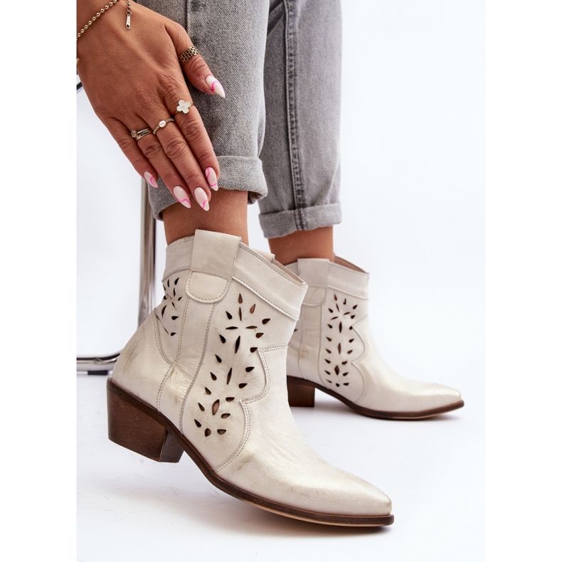 Step in style Boty Model Zazoo 2870/004 Silver - Krok ve velkém stylu šedá 1