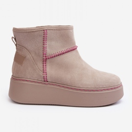 Step in style Sněhule Model Maciejka 06257-22 Světle béžová - Krok ve stylu béžový 3