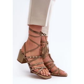 Step in style Sandály Model Chrisele 3973 Green - Krok ve velkém stylu zelený 1