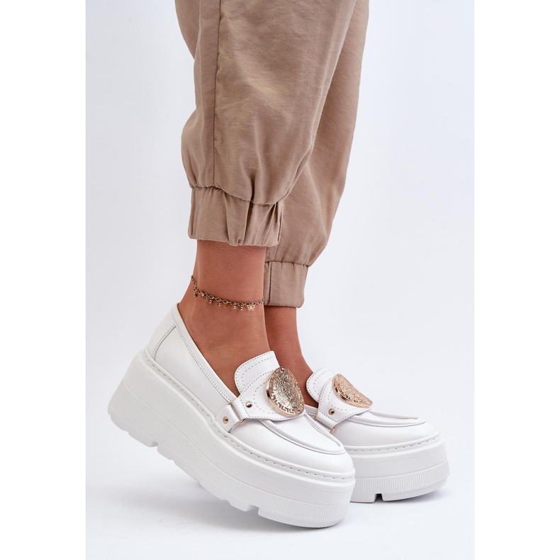 Step in style Mokasíny Model Zazoo 3458 White - Krok ve velkém stylu bílý 1