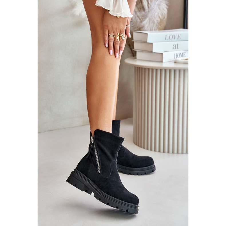 Step in style Boty Model Reloma SP259 Black - Krok ve velkém stylu černý 1