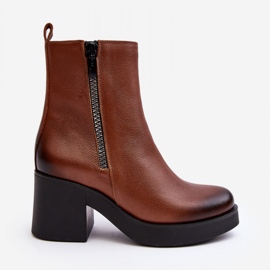 Step in style Kozačky Model Lemar Littosa 60432 Brown - Krok ve stylu hnědý 3