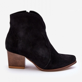 Kovbojské boty Model Lewski EV28 Black Velur - Step in style černá 3