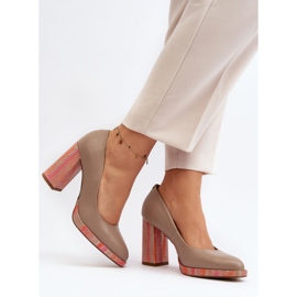 Step in style Lodičky Model Laura Messi 2746/252-837 Béžová - Krok ve velkém stylu béžový 2 Step in style Lodičky Model Laura Messi 2746/252-837 Béžová - Krok ve velkém stylu béžový 2