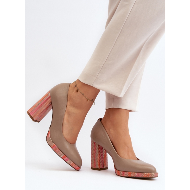 Step in style Lodičky Model Laura Messi 2746/252-837 Béžová - Krok ve velkém stylu béžový 2 Step in style Lodičky Model Laura Messi 2746/252-837 Béžová - Krok ve velkém stylu béžový 2