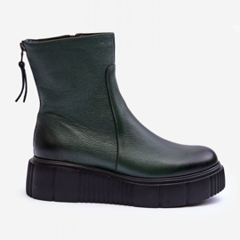 Step in style Boty Model Jenefer 60369 Green - Krok ve velkém stylu zelený 2