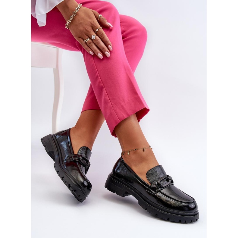 Step in style Mokasíny Model Imbleria 66616 Černý lak - Krok ve stylu černá 2