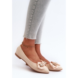 Balerínky Model Satris ZA39P Světle béžová - Step in style béžový 1