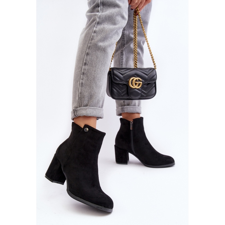 Step in style Boty Model Selela 23ZSSQ6936-11 Black - Krok ve stylu černá 1