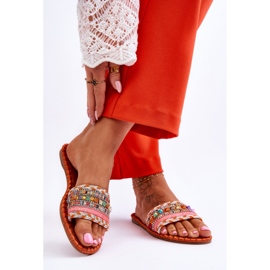 Step in style Sandálové žabky Model Bellisa CK270P Orange - Krok ve stylu oranžový 1