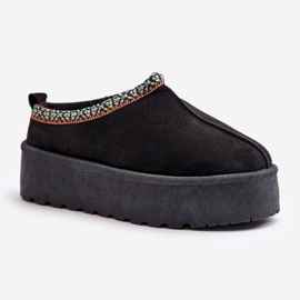 Step in style Pantofle Model Neroma 877-1 Black - Krok ve stylu černá 2