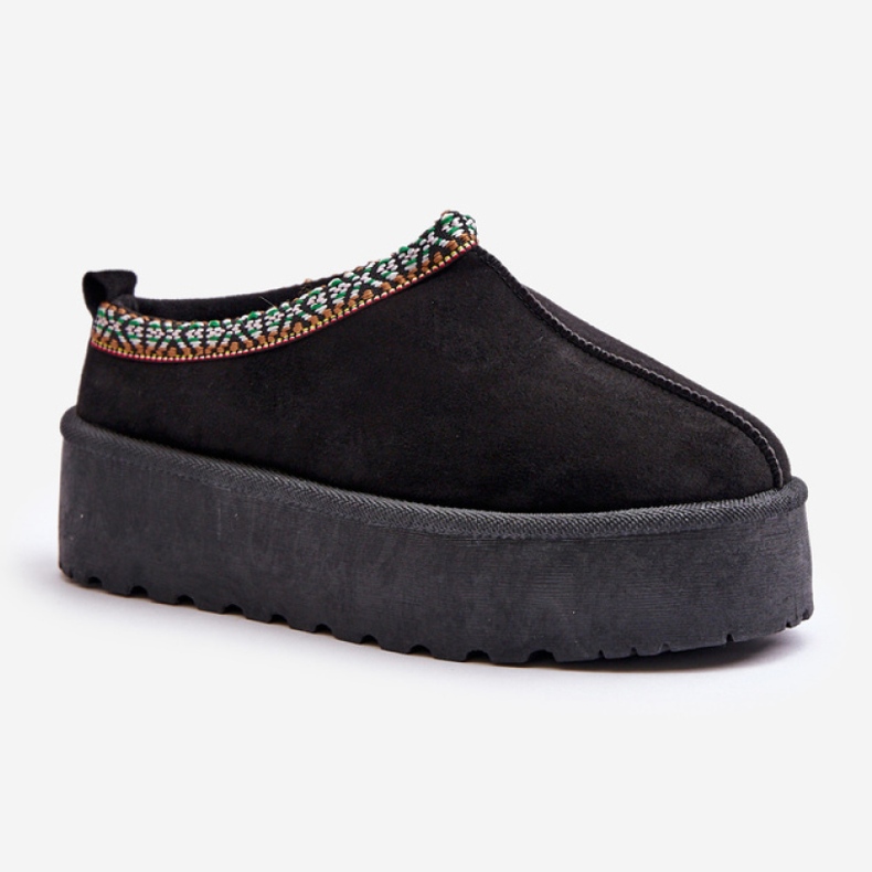 Step in style Pantofle Model Neroma 877-1 Black - Krok ve stylu černý 2