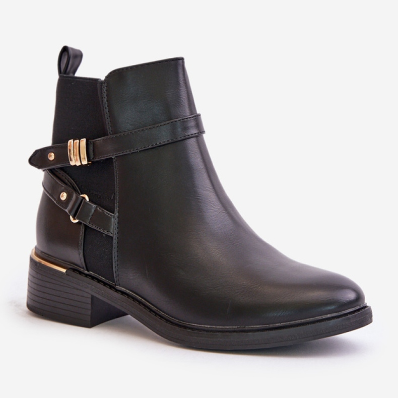 Step in style Boty Model Kikirra W-95 Black - Krok ve velkém stylu černý 2