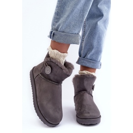 Dámské sněhule na platformě Grey šedá 1