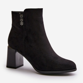 Step in style Boty Model Erillia JC103 Black - Krok ve velkém stylu černá 2