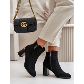 Step in style Boty Model Erillia JC103 Black - Krok ve velkém stylu černá 3
