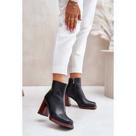 Step in style Boty Model Da JC42-37 Black - Krok ve velkém stylu černý 1