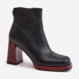 Step in style Boty Model Da JC42-37 Black - Krok ve velkém stylu černá 2