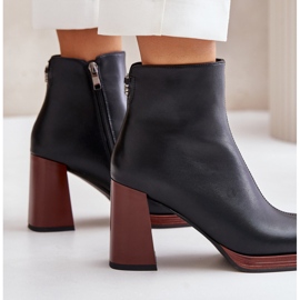 Step in style Boty Model Da JC42-37 Black - Krok ve velkém stylu černá 3