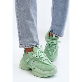 Step in style Sportovní obuv Model Windamella LA269P Zelená - Krok ve stylu zelený 2