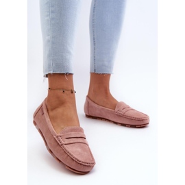 Dámské mokasíny Big Star Pink růžový 2 Dámské mokasíny Big Star Pink růžový 2