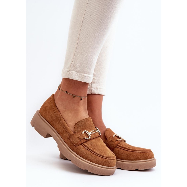 Step in style Mokasíny Model Lighas F003 Camel - Krok ve velkém stylu hnědý 1