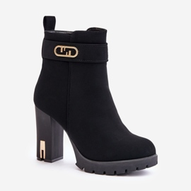 Step in style Boty Model Narielis 3089 Black - Krok ve velkém stylu černý 2
