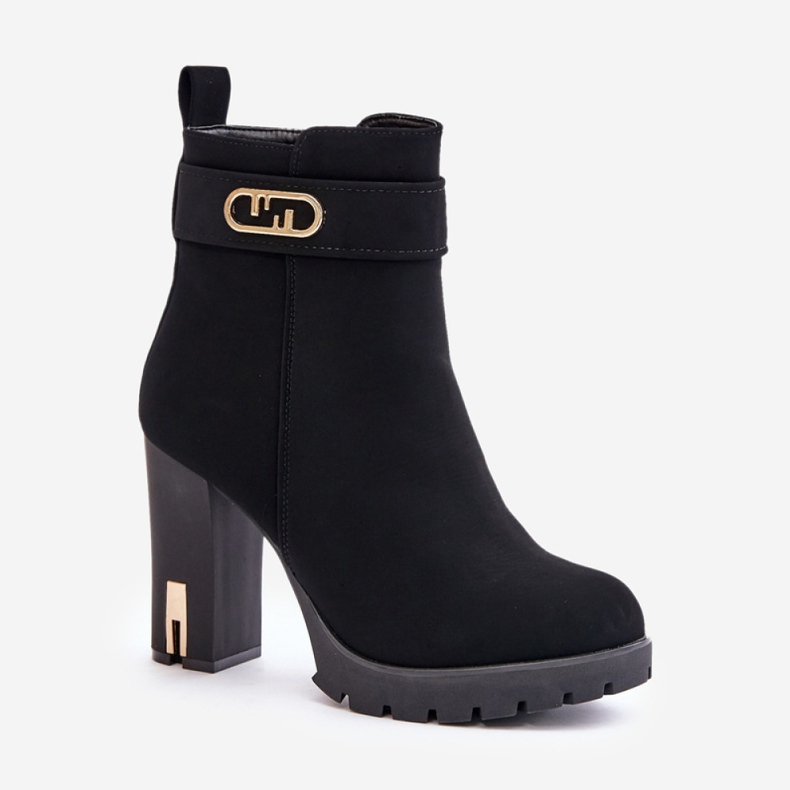 Step in style Boty Model Narielis 3089 Black - Krok ve velkém stylu černý 2