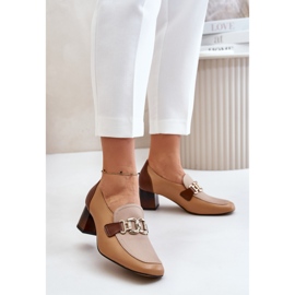 Step in style Lodičky Model Laura Messi 2861 Hnědá - Krok ve velkém stylu hnědý 1