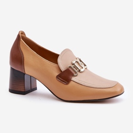 Step in style Lodičky Model Laura Messi 2861 Hnědá - Krok ve velkém stylu hnědý 2