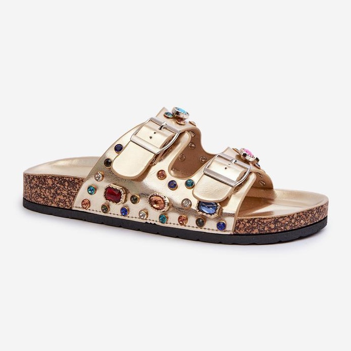 Step in style Sandálové žabky Model S.Barski MY121 Gold - Krok ve stylu žluť 2