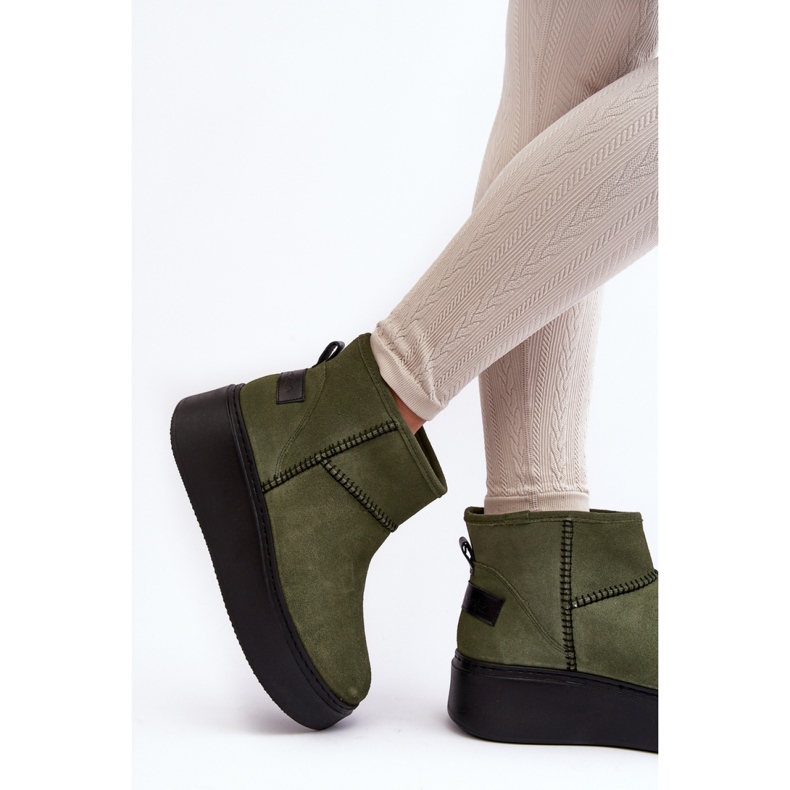 Sněhule Model Maciejka 06257-24 Olive - Step in style zelený 2