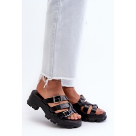 Dámské žabky na nízkém podpatku Zaxy Black černá 1 Dámské žabky na nízkém podpatku Zaxy Black černá 1