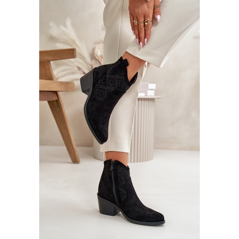 Step in style Boty Model S.Barski HY42-944 Black - Krok ve stylu černý 2