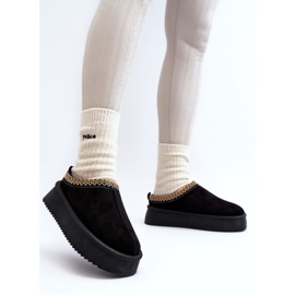 Step in style Pantofle Model Sylva UA-1822 Black - Krok ve velkém stylu černá 2