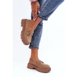 Step in style Mokasíny Model Gargi H8-309 Dark Beige - Krok ve stylu béžový 2