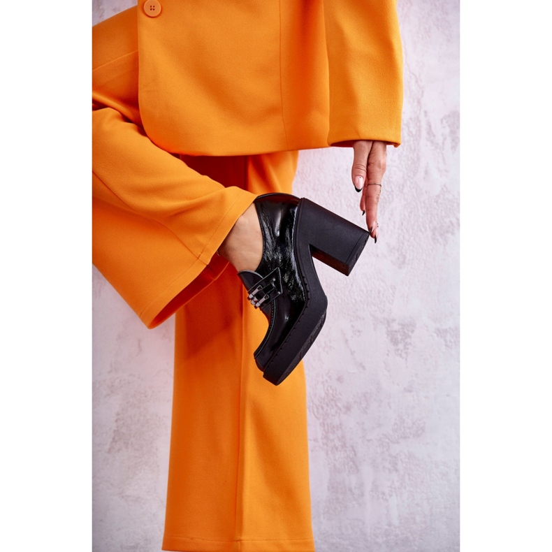 Step in style Boty Model Jaime 20116 Black Lakier - Krok ve velkém stylu černá 2