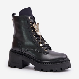 Step in style Workers Model CheBello 4590 Black - Krok ve velkém stylu černá 2