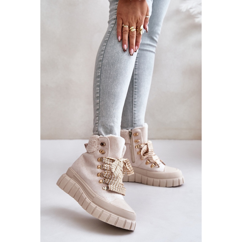 Step in style Boty Model Alcyhen 24BT26-7929 Béžová - Krok ve velkém stylu béžový 1