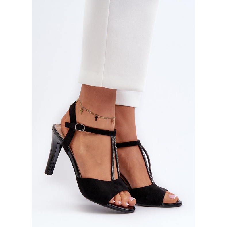 Step in style Sandály Model Sergio Leone SK924 Black - Krok ve stylu černá 1