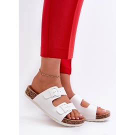 Step in style Sandálové žabky Model Klinesta 24SD97-7302 White - Krok ve stylu bílý 1 Step in style Sandálové žabky Model Klinesta 24SD97-7302 White - Krok ve stylu bílý 1