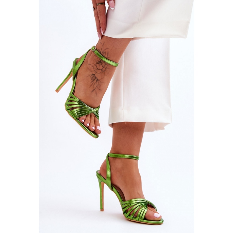 Step in style Sandály Model My Darling S1726 Green - Krok ve velkém stylu zelený 1