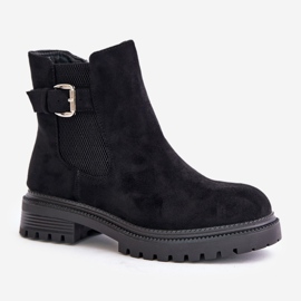 Chelsea boty Model Kikiella 9176 Black - Step in style černý 2