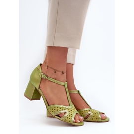 Step in style Sandály Model Maciejka 06551-09 Lime - Krok ve velkém stylu zelený 1