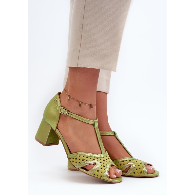 Step in style Sandály Model Maciejka 06551-09 Lime - Krok ve velkém stylu zelený 1