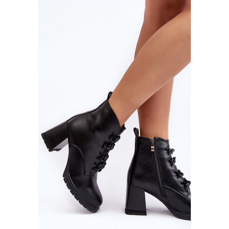 Step in style Boty Model Da CR8120 Black - Krok ve velkém stylu černý 2