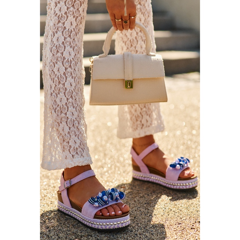 Step in style Sandály Model S.Barski HY056 Violet - Krok ve velkém stylu fialový 1