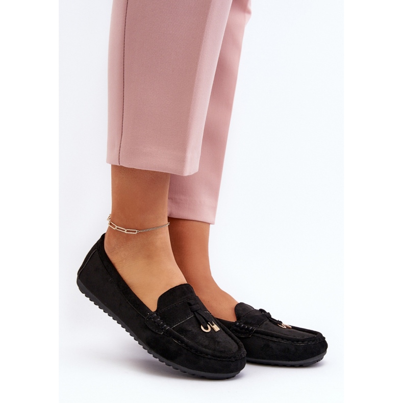 Step in style Mokasíny Model Ontala N22-995 Black - Krok ve velkém stylu černá 1