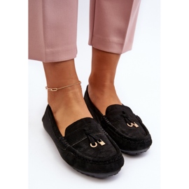 Step in style Mokasíny Model Ontala N22-995 Black - Krok ve velkém stylu černá 2