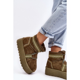 Sněhule Model Milson AA-21 Green - Step in style zelený 2